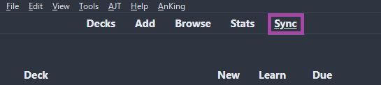 Anki Sync