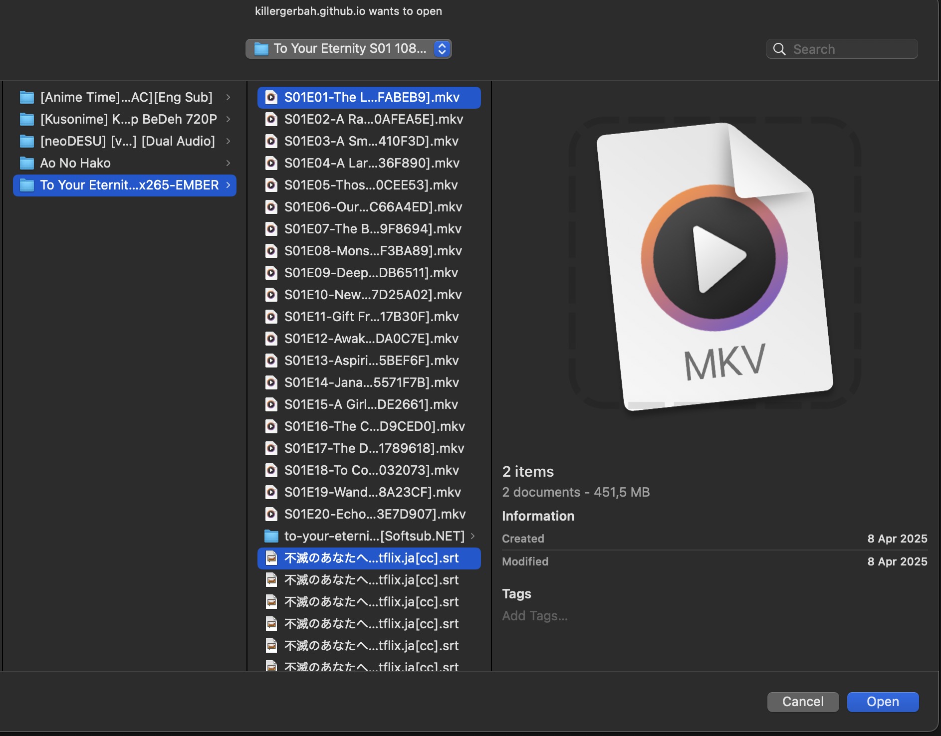 Pick Anime & Subtitle PC
